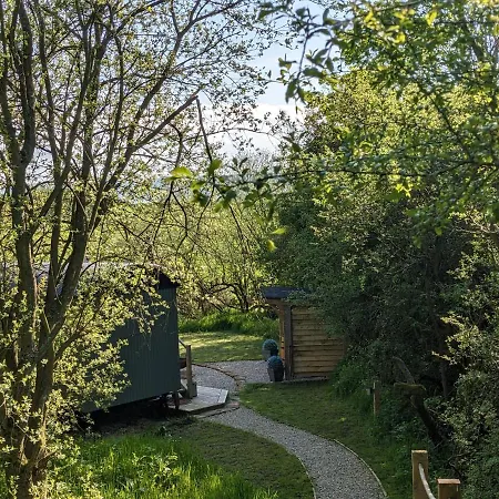 Hut In The Glade, Shepherds Hut With Hot Tub Chalet